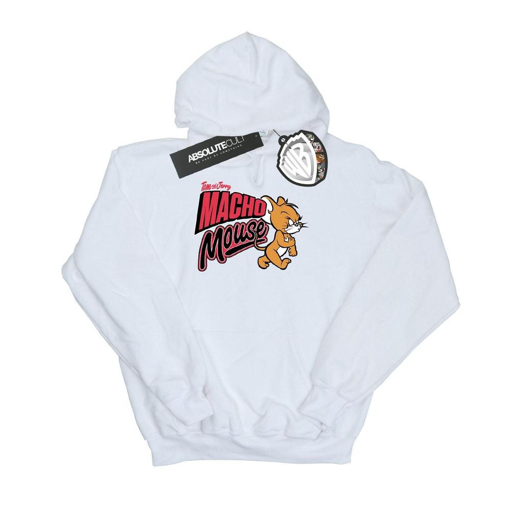 Tom And Jerry Mens Macho Mouse Hoodie