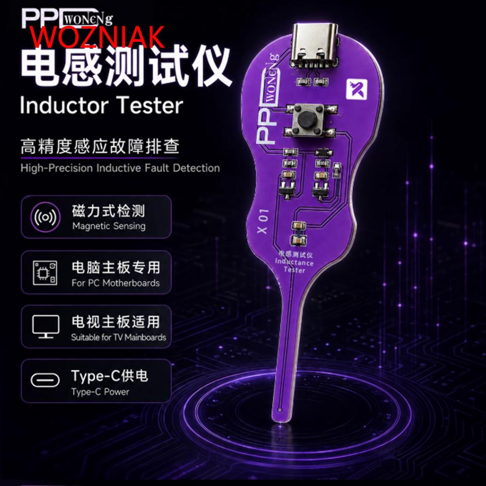 PPD X01 High Sensitivity Magnetic Induction Detector Inductive Detection TYPE-C Mobile Phone Motherboard Tester Tool