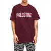 Palestine Flag T-Shirt Man Funny Pure Cotton T-Shirts Summer O-Neck Hip Hop Tees Hot Sale Oversized Tops