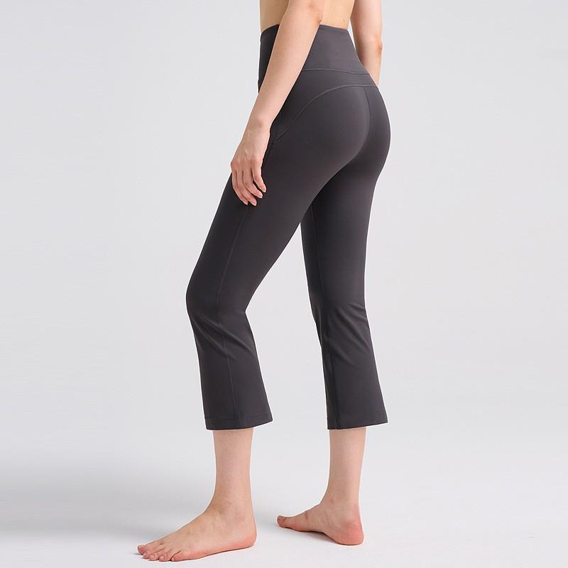 Girls High Waist Flared Leggings Yoga Running Dance Sport Winter Stretchy Quick Dry Athletic Pants