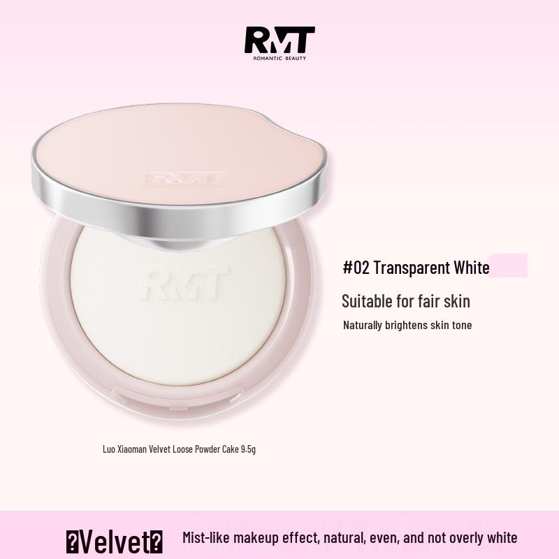 Luo Xiaoman Velvet Compact: Long-Lasting Soft Focus Powder & Concealer with Oil Control.