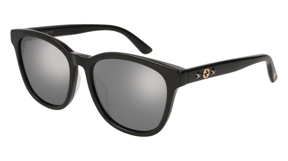 Sunglasses Unisex Asian Fit GG0232SK 002 [Gucci] Black/Grey (Mirror)