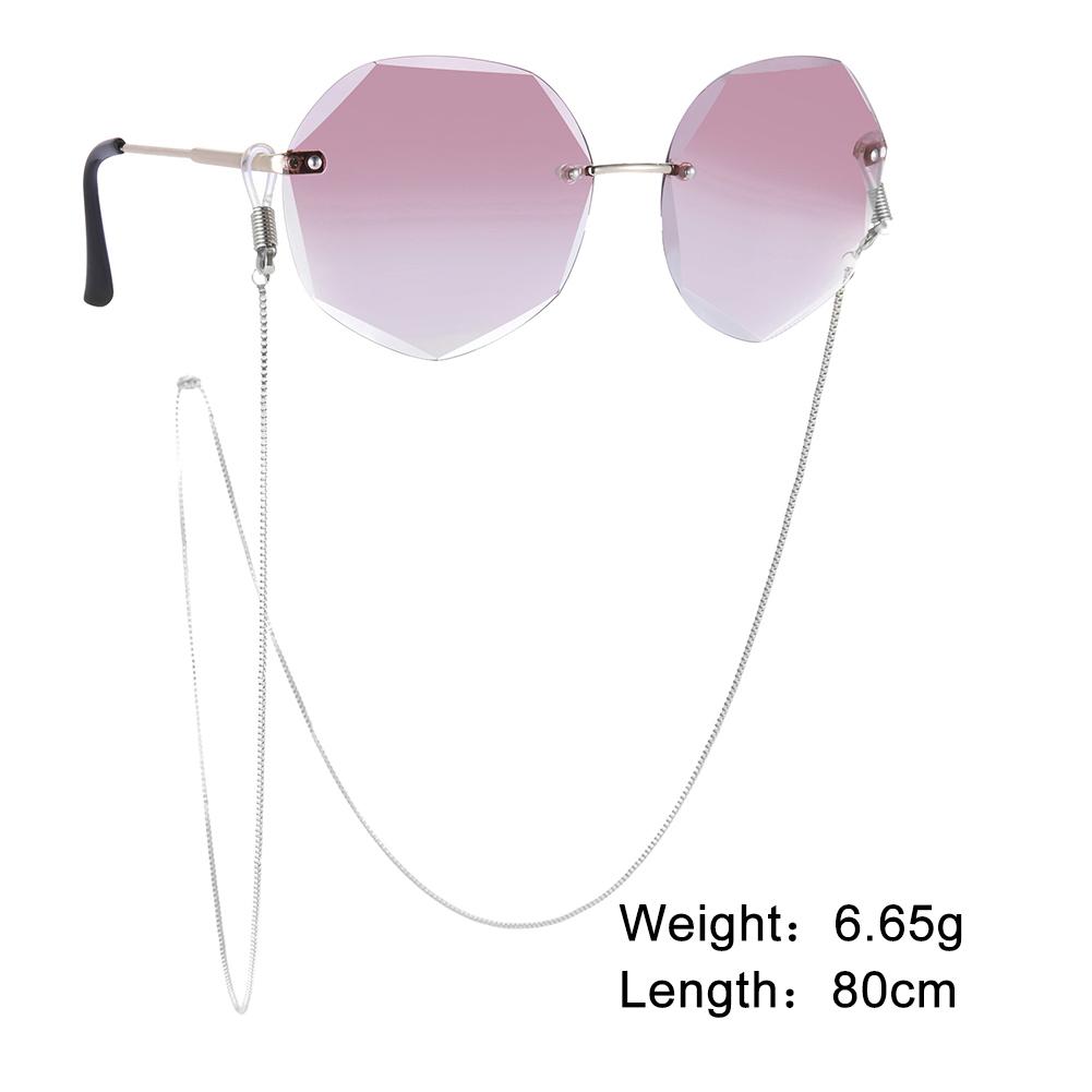 

Teamer Fashion Box Chain Glasses Chain for Women Metal Reading Sunglasses Cords Lanyard Metal Rope Eyewear Accessories Wholesale