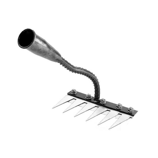 

Садовые грабли для прополки Сверхпрочный инструмент для удаления сорняков из углеродистой стали 5/6/7/8 зубьев Грабли-пропольщик Ручной инструмент для выкорчевывания для двора, газона, садоводства, ландшафтного дизайна 6