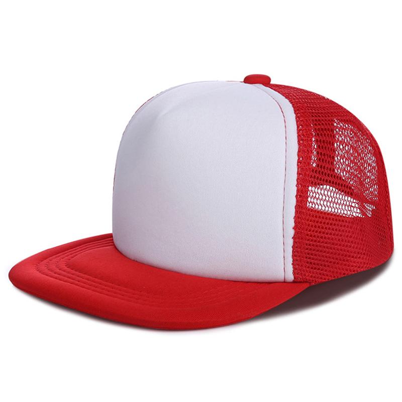 Simple New Flat Brimmed Hat Fashionable Street Pop Skateboarding Hip Hop Hat Daily Leisure Sunshade Baseball Hat Mesh Hat