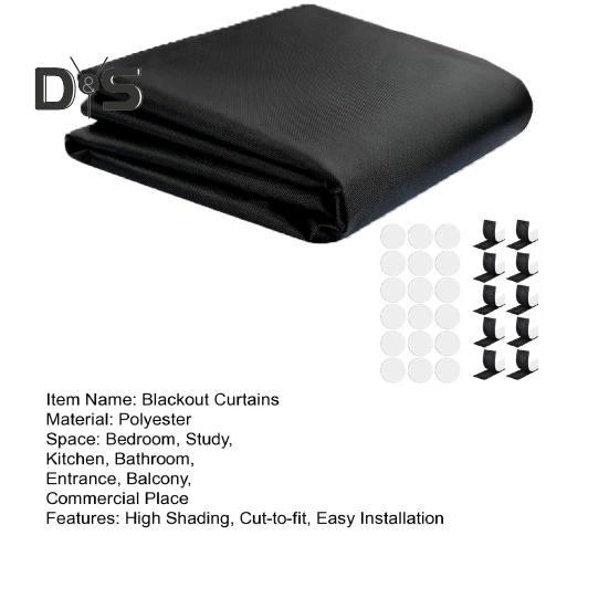 Przenośne zaciemniające zasłony Rolety zaciemniające z taśmą na rzepy Samoprzylepne rolety zaciemniające do pokoju dziecięcego, kampera lub podróży