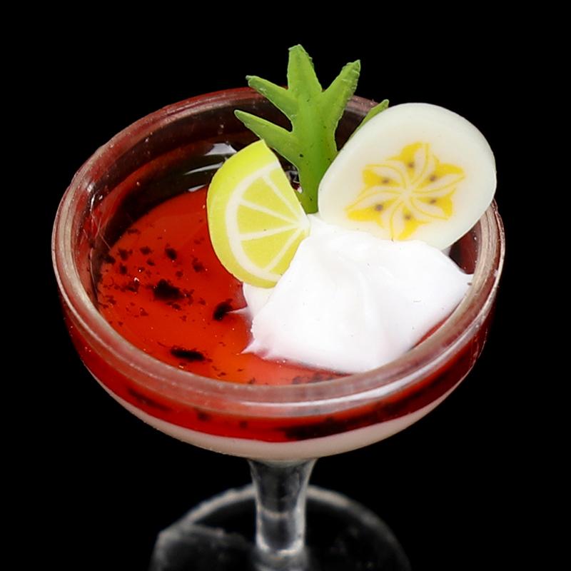 2Buc Model Miniatural Mini Simulare Pahar Iaurt Cupa Inghetata