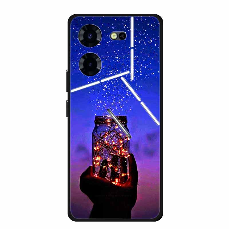 Luxury Case For Tecno Pova 5 Pro 5G TPU Soft Silicone Back Cover for Tecno Pova5 Pro 2023 LH8n Phone Cases Cute 6.78" New etui