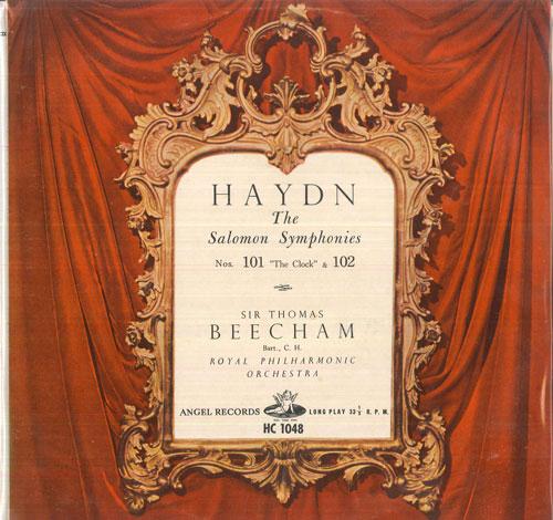 

LP Record SIR THOMAS BEECHAM, ROYAL PHILHARMO - Haydn Salomon Symphonies No101 In D HC1048 ANGEL RECORDS Japan Classical Used