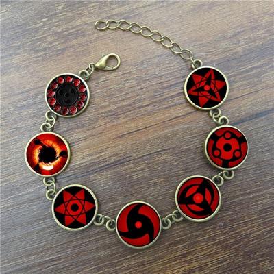 Naruto Bracelet Anime Kamui Uchiha Itachi Sasuke Kakashi Cosplay Prop Jewelry Accessories
