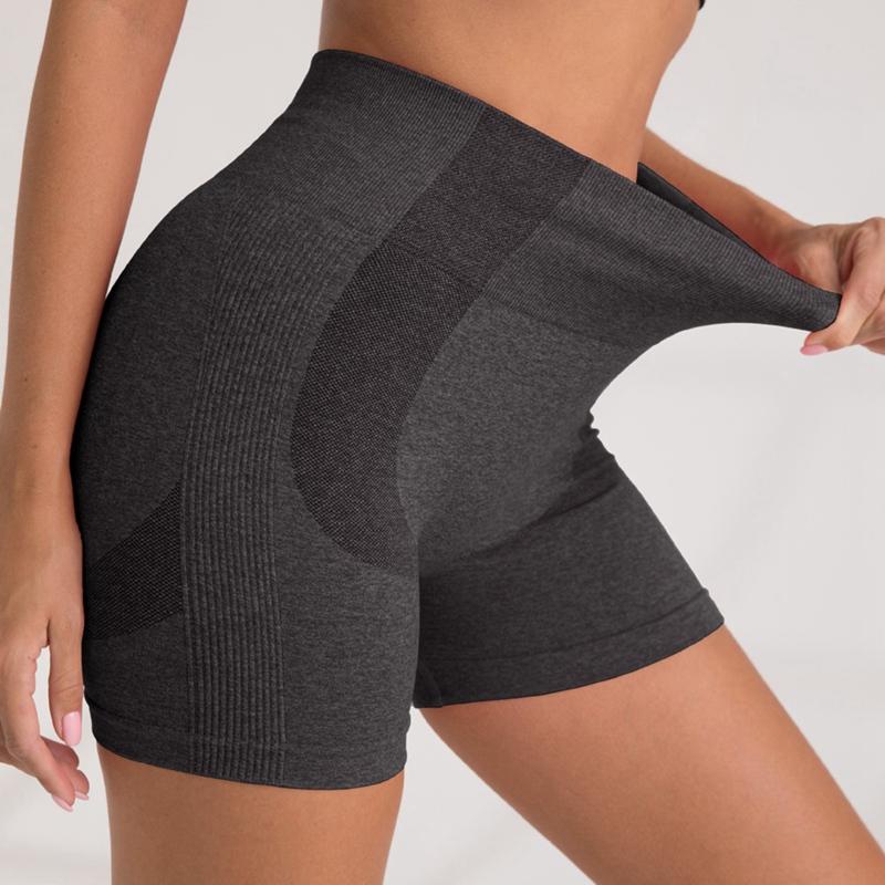 Women High-waisted Hip Lifting Yoga Pants Quick-drying Fitness Shorts