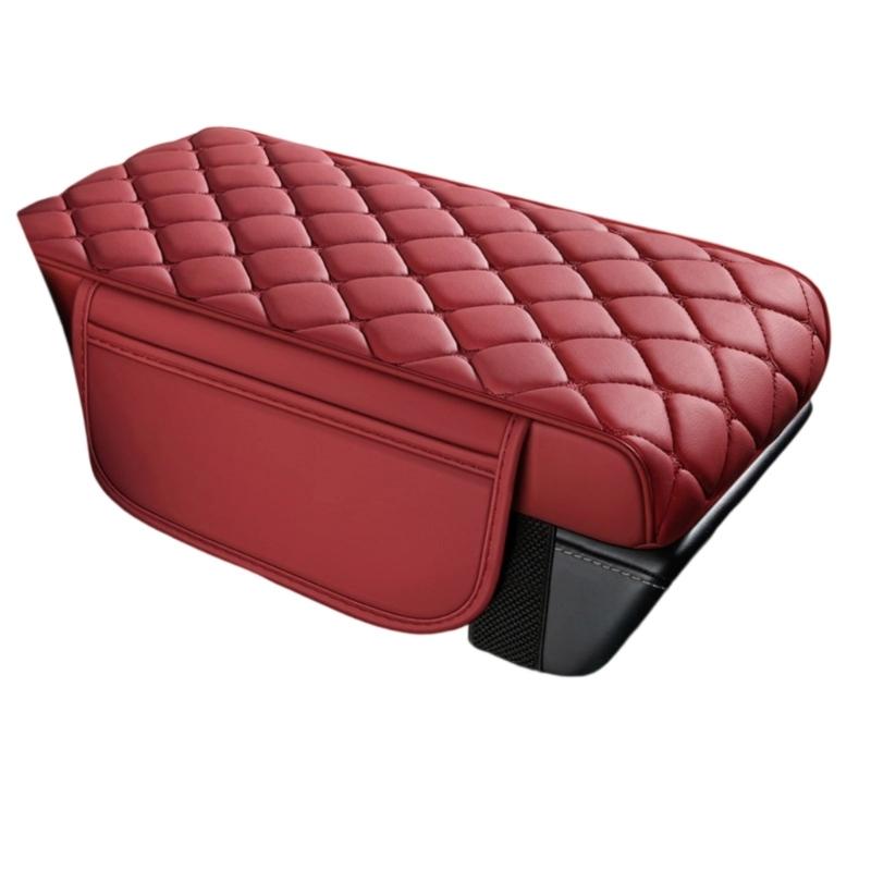 Memory Foam Car Center Console Armrest Pad With Elastic Straps For Enhancing Driving Comfort And Side Storage Pockets