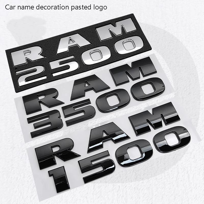 ABS Car Fender Emblem Stickers for Dodge RAM1500 RAM2500 RAM3500 RAM 1500 2500 3500 Logo Rear Trunk Badge Decals Accessories