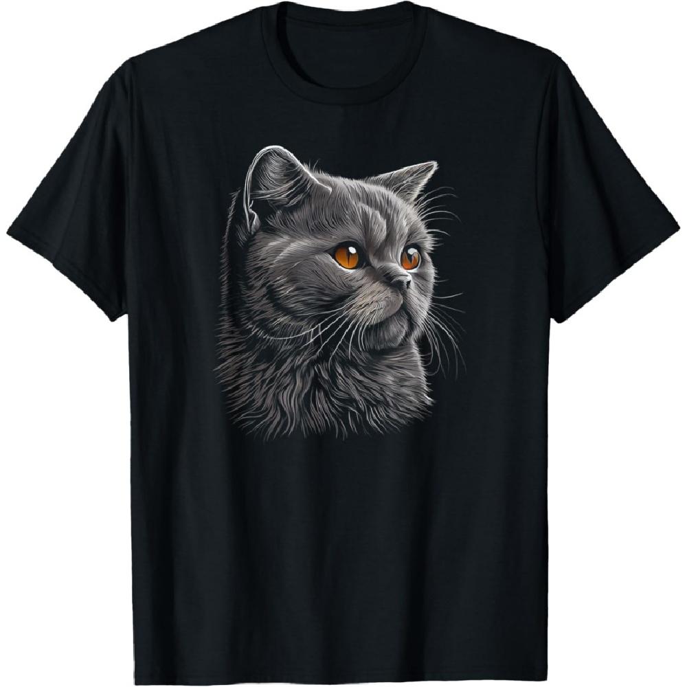 

British Shorthair Cat T-Shirt S