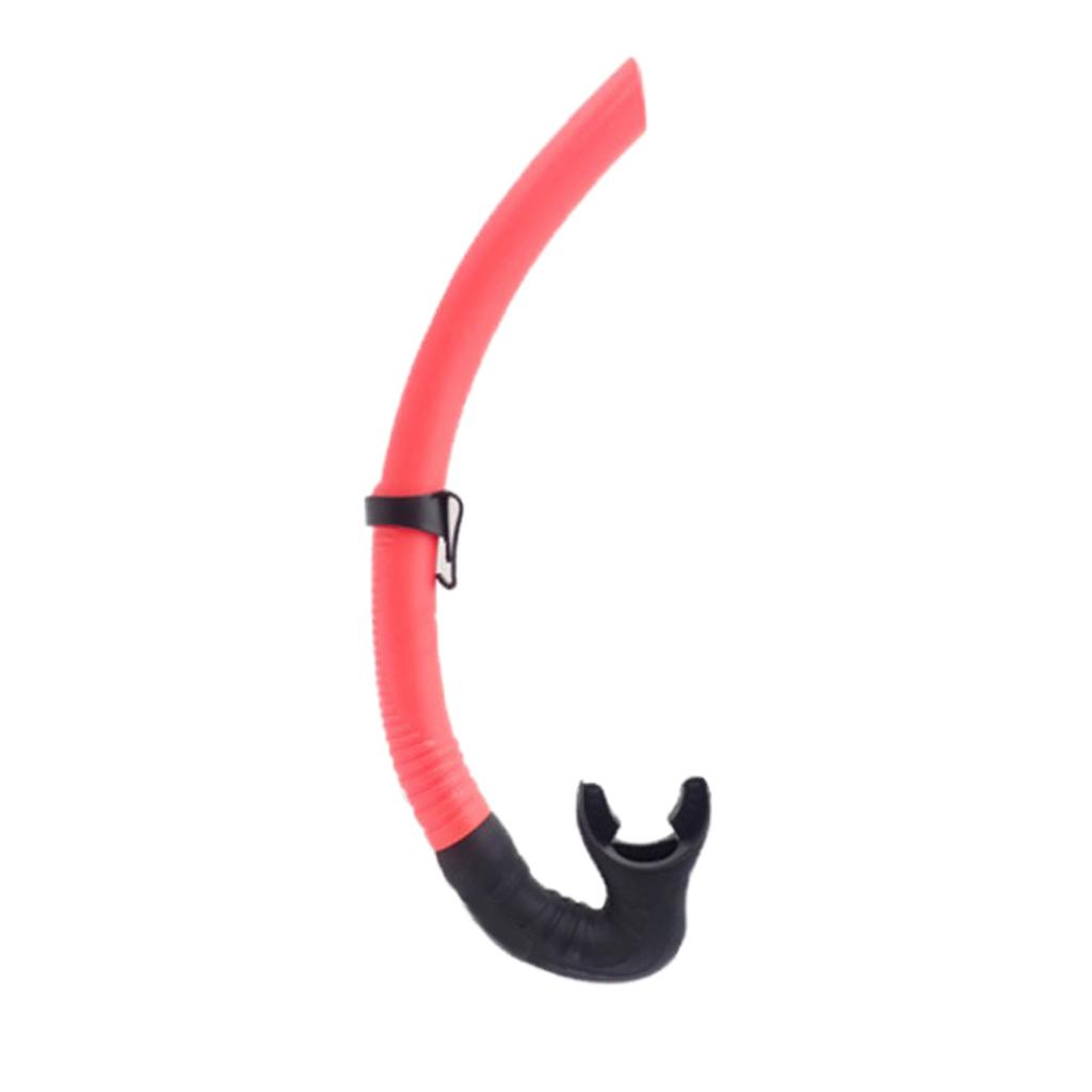 Swimming Snorkel Disposable Flush Valve Breathing Tube Food Silicone