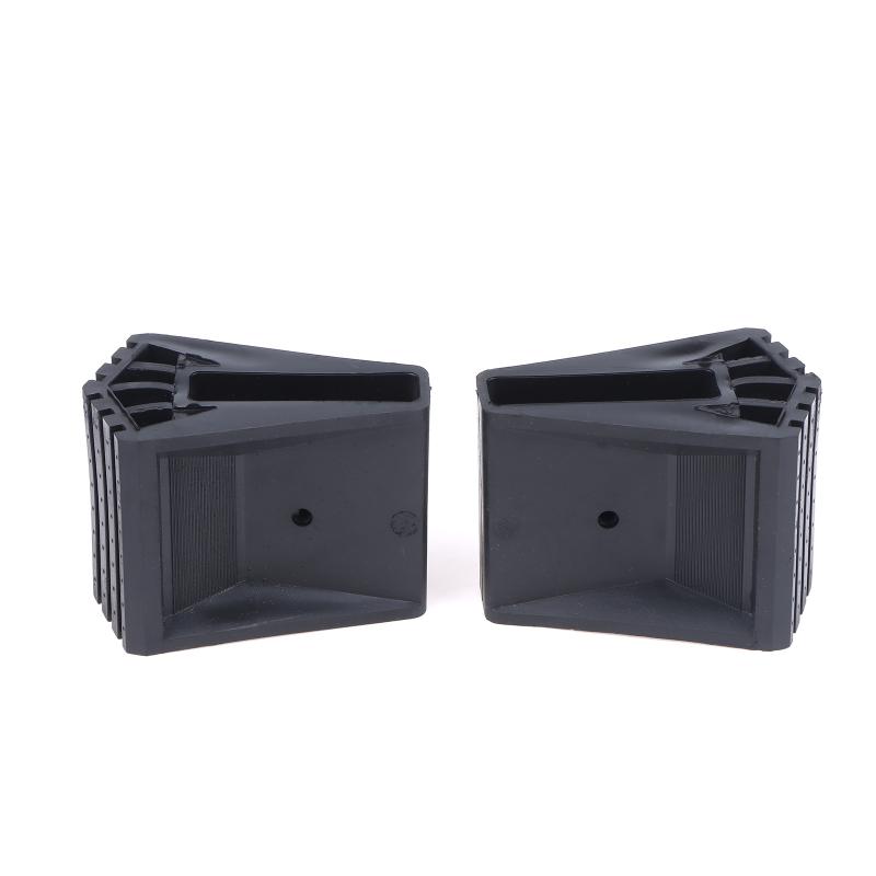 4/8PCS Ladder Non Slip Feet Attic Ladder Leg Protector Trapezoid Pads Furniture Foot Rubber Pads For Accessories Replacement Kit