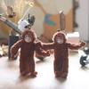 Yousheng Monkey Plush Keychain Realistic Soft Stuffed Monkey Pendant for Keys Backpacks Handbags Luggage 20cm Cute Hanging Toy Novelty Gift for Kids
