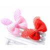 10PCS Kawaii Bow Puppy Hair Clip Creative Cute Cat Dog Hair Finish Decorative Duck Beak Clip Large Bow Party Pet Accessories