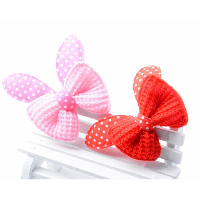 10PCS Kawaii Bow Puppy Hair Clip Creative Cute Cat Dog Hair Finish Decorative Duck Beak Clip Large Bow Party Pet Accessories