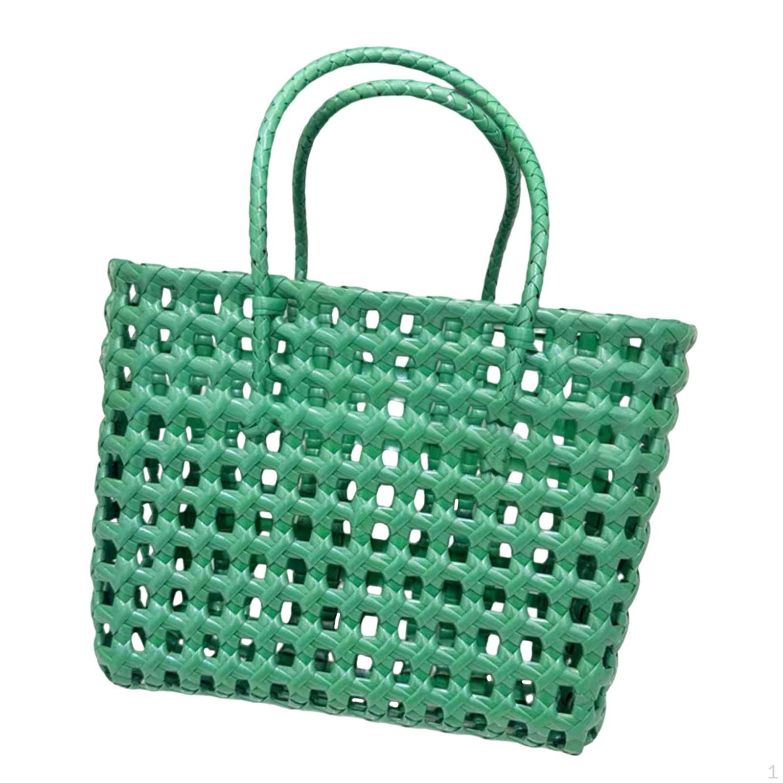 

Women Beach Tote Lightweight Woven Handbag for Shopping Holiday Commuting Picnic