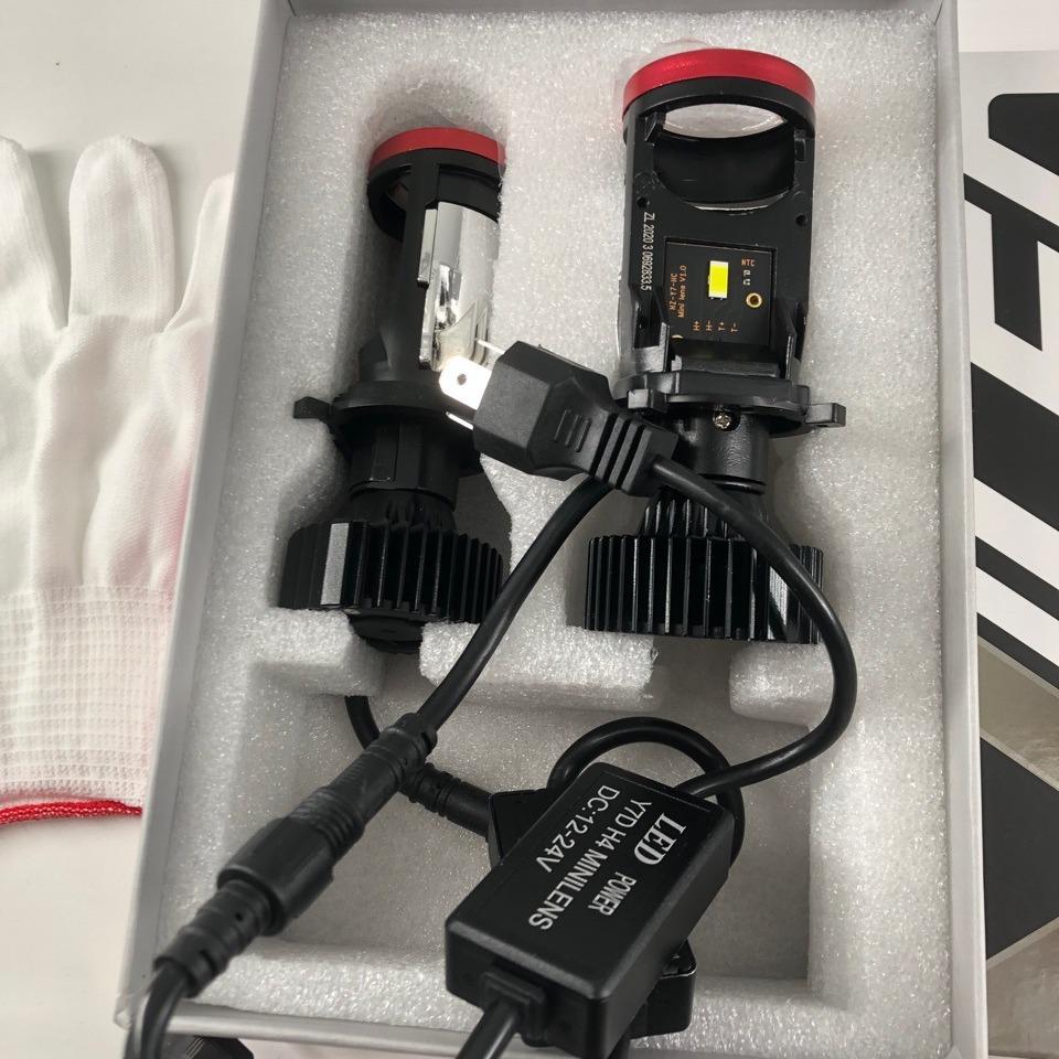 

Новая универсальная линза Y7D H4 для автомобилей и мотоциклов Светодиодная фара Лампа «рыбий глаз» Ближний и дальний свет 12 В