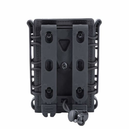 PHOENIX IKKI Soft TPR Open-Top Molle Compatible Magazine Pouch for 5.56mm and 7.62mm Rifles, Black