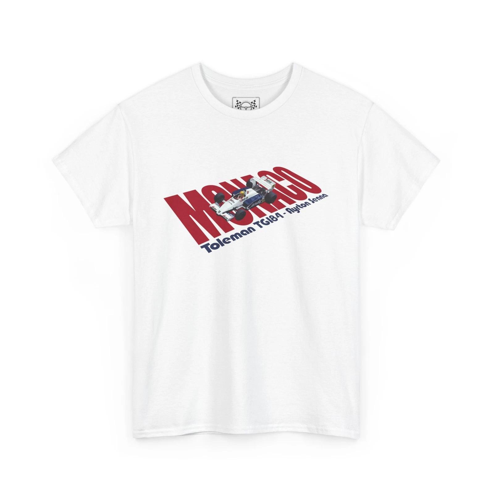 

Toleman Formula Racing Car T-Shirt - Ayrton Senna Monaco GP Tee - Race Fans Gift 3XL