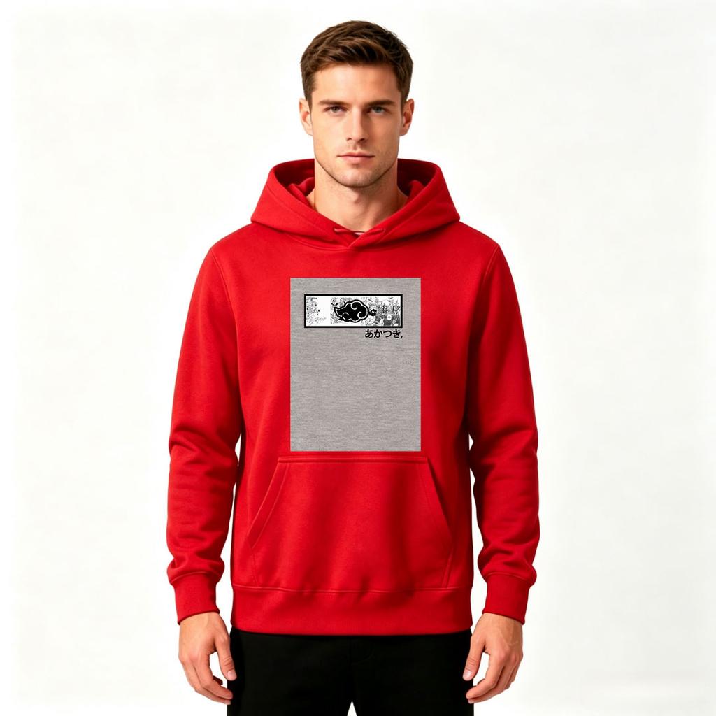 Men's Casual Printed Long Sleeve Pullover Hoodie, Soft Comfortable Daily Wear Hooded Sweatshirt for Men