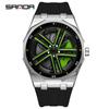 SANDA 1162 Men's Trendy Waterproof Rotating Wheel Quartz Watch
