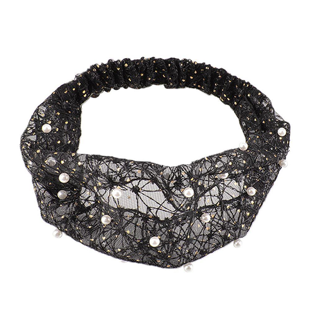 Hair Accessories Flower Headdress Korean Style Hairbands Women Head wraps Turban Headband Pearl