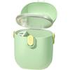 Outdoor Baby Milk Powder Box Travel Formula Dispenser Container Food Storage Case With Handles(Green)(1pcs)