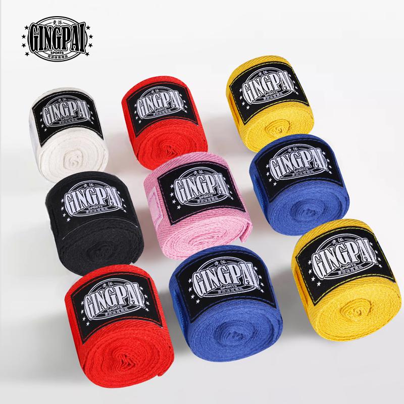2Pcs 5M Cotton Boxing Bandage Hand Wraps Protector for Kickboxing Sanda MMA Training Sports Strap