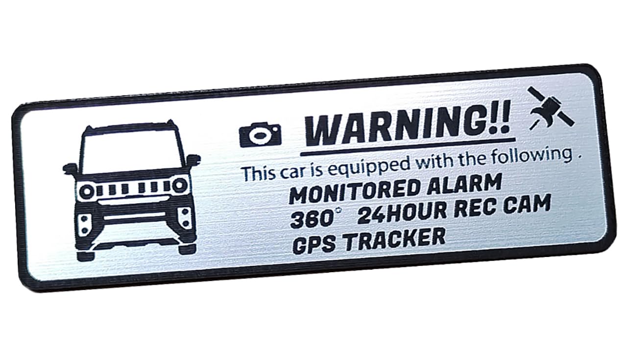 

Honami Works Spacia GEAR Новое 2-е поколение Spacia Gear Эмблема безопасности Круглосуточное наблюдение Видеорегистратор GPS-трекер Наклейка 55mm x 18mm