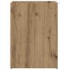 Umbrella Stand with Storage Artisan Oak Finish 40 x 20 x 55.5 cm