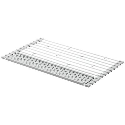 Yamazaki Katlanabilir Süzgeç Silikon Tepsi ile, Küçük, Beyaz, Yaklaşık. G42 x D26 x Y0.8cm, Küçük Eşyalar İçin Süzme Tepsisi Dahil, Saklama Süzgeci, 5059