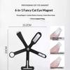 Multifunktionaler Seestern-Nagelmagnet 6-in-1 Nagelkunstwerkzeug Starke Magnetkraft Stift Anti-Fall Silikonabdeckung Katzenaugen-Maniküre