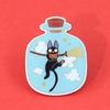 Kiki the Cat Enamel Pin: Anime Movie Merchandise & Gift Accessory