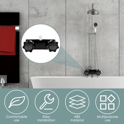 RV Shower Faucet Camper Shower Faucet Replacement 4" RV Shower Valve Diverter with Knobs for Outside and Inside Bathroom Shower