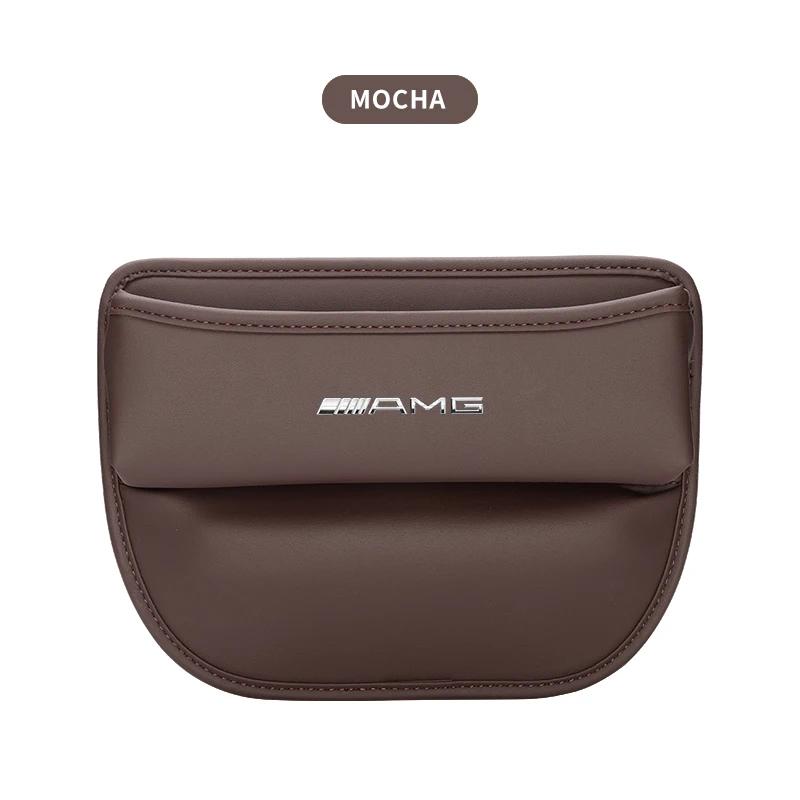 1PCS Car Seat Gap Organizer Leak-Proof Storage Box Side Seam Plug For Mercedes Benz AMG W204 W205 W203 W212 W213 W201 W210 W124