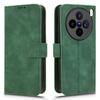 For vivo X200s 5G Leather Case Skin Feel Anti Drop Wallet Flip Phone Cover
