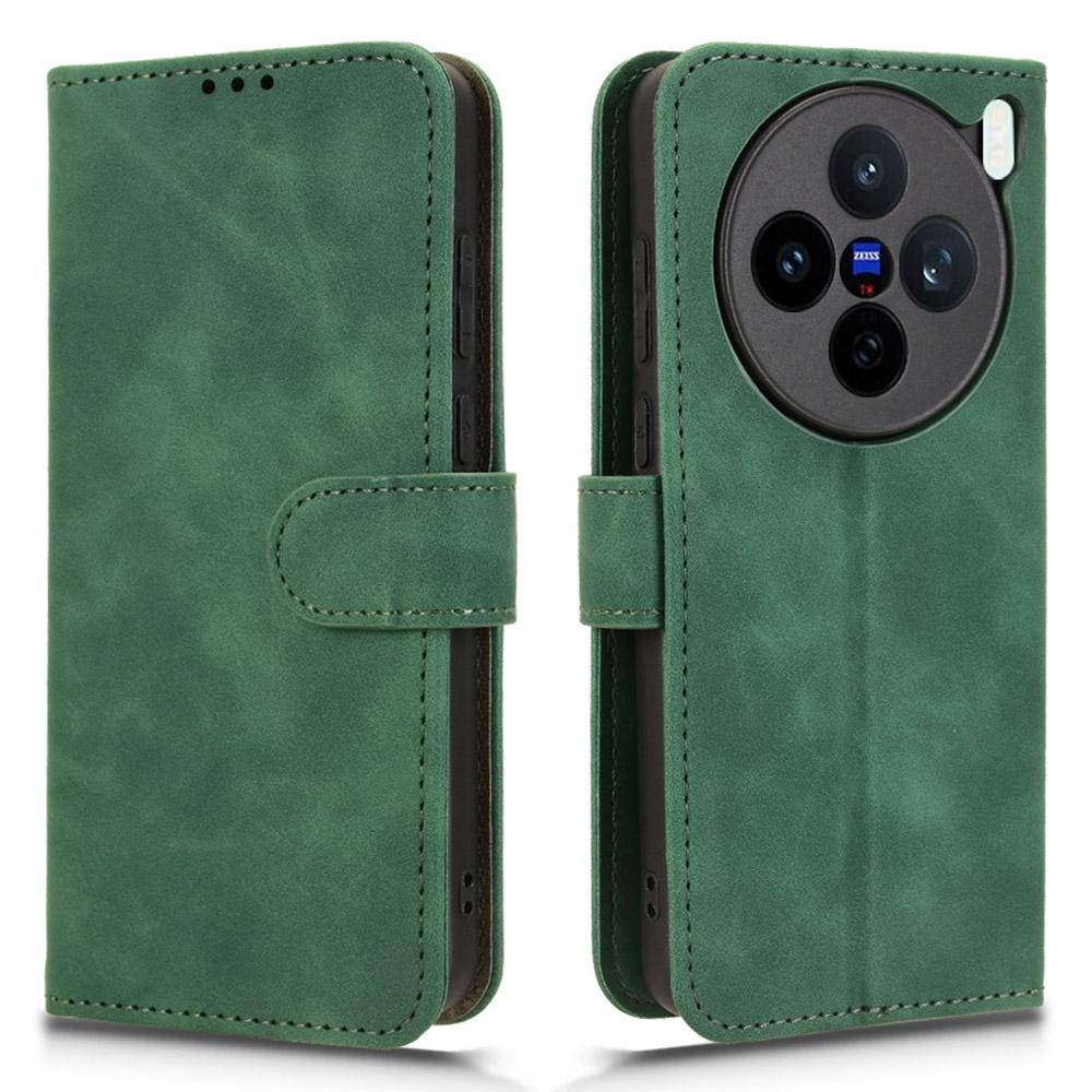 For vivo X200s 5G Leather Case Skin Feel Anti Drop Wallet Flip Phone Cover