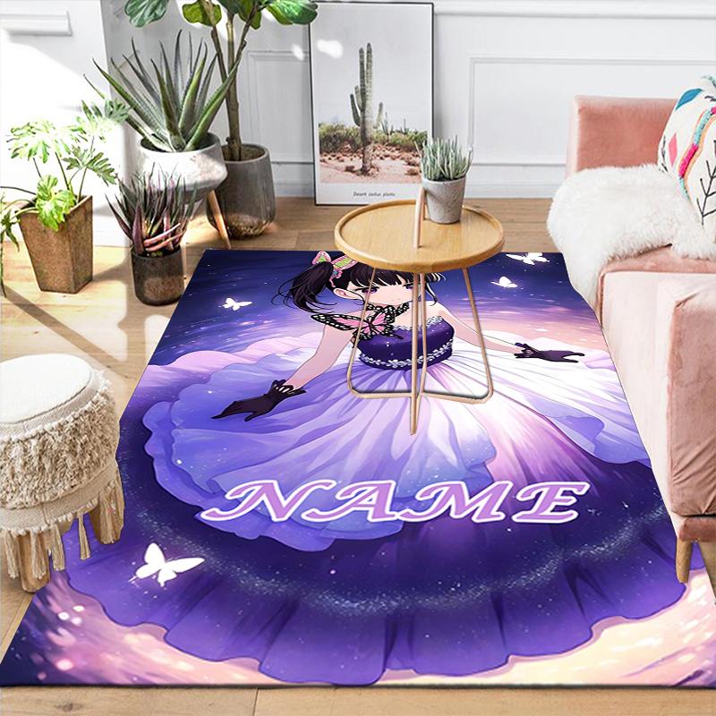 Custom 1Pc Christmas Spirit Art Rug Office Carpet Indoor Outdoor Entrance Doormat Nonslip Soft And Comfortable Living Room D291524