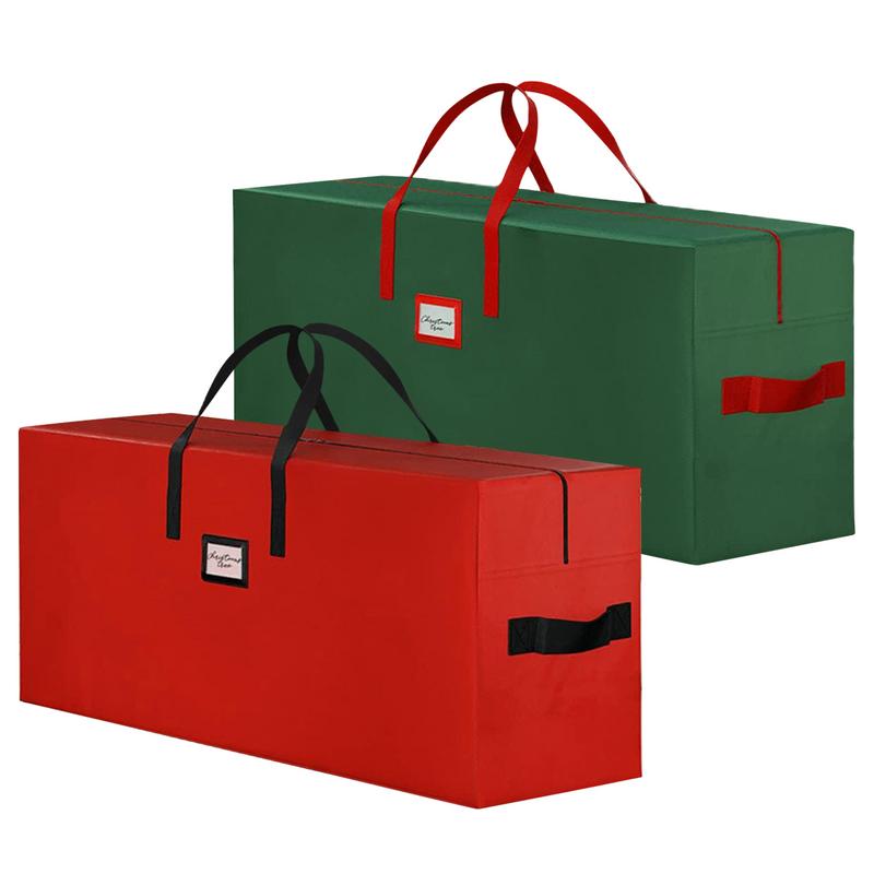Christmas Tree Storage Bag Large Size Tree Bag With Solid Handle Ornament Storage Box Dust-Proof Christmas tree storage bag