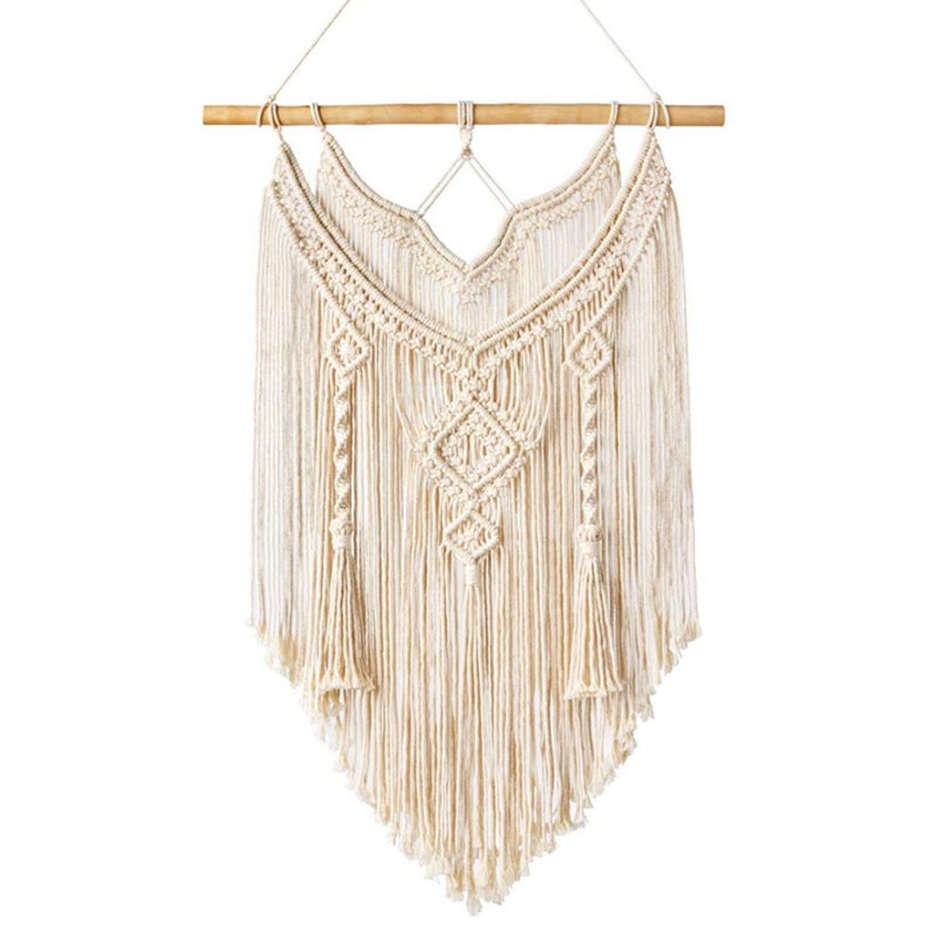 Cotton Rope Tassel Home Decoration Woven Boho Bohemian Blanket Tapestry Macrame Wall Hanging