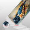 Animal Oil Painting Bird Cover Phone Case For iPhone 16 17 Air 15 14 Pro Max 16E Phone Case 13 Mini 12 11 7 SE 8 Print Pattern F