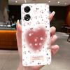 Case For OPPO A78 4G 5G A98 F23 A1X Flower Butterfly Phone Cases For Oppo A98 Soft Silicone Capa Transparent TPU Jelly Cover