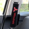 2 Stück Kohlefaser-Schutzhülle für Mitsubishi Asx Lancer Outlander Pajero Ralliart Baumwolle Auto-Styling-Zubehör