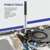 Roll Pin Punch Set with Storage Pouch,Smithing Punch Removing Repair Tools,with Bench Block Pin Punc