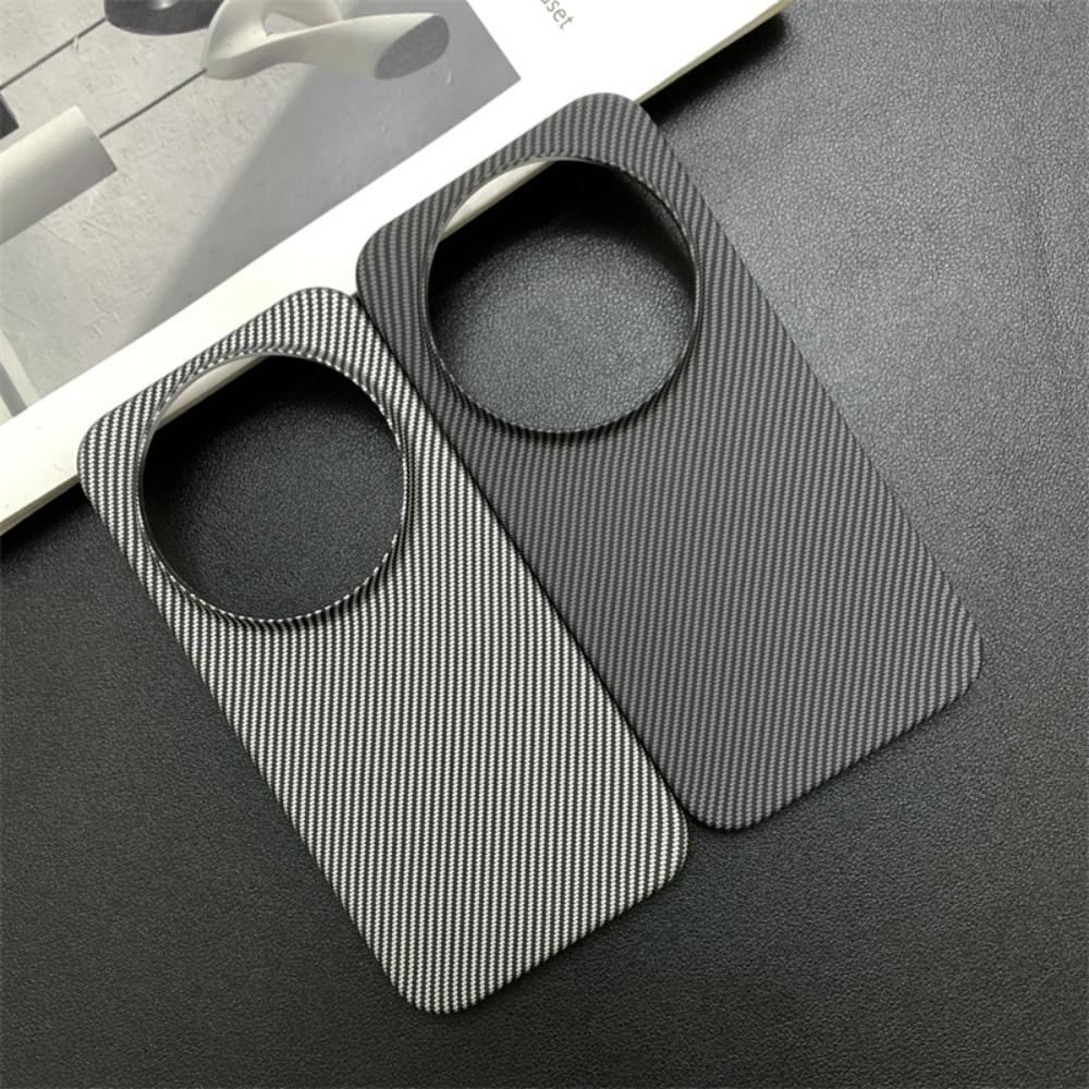 Slim Carbon Fiber Pattern Frameless Track Texture Phone Case For XiaoMi Mi 17 15 14 RedMi K90 K80 Pro Max Ultra Shockproof Cover