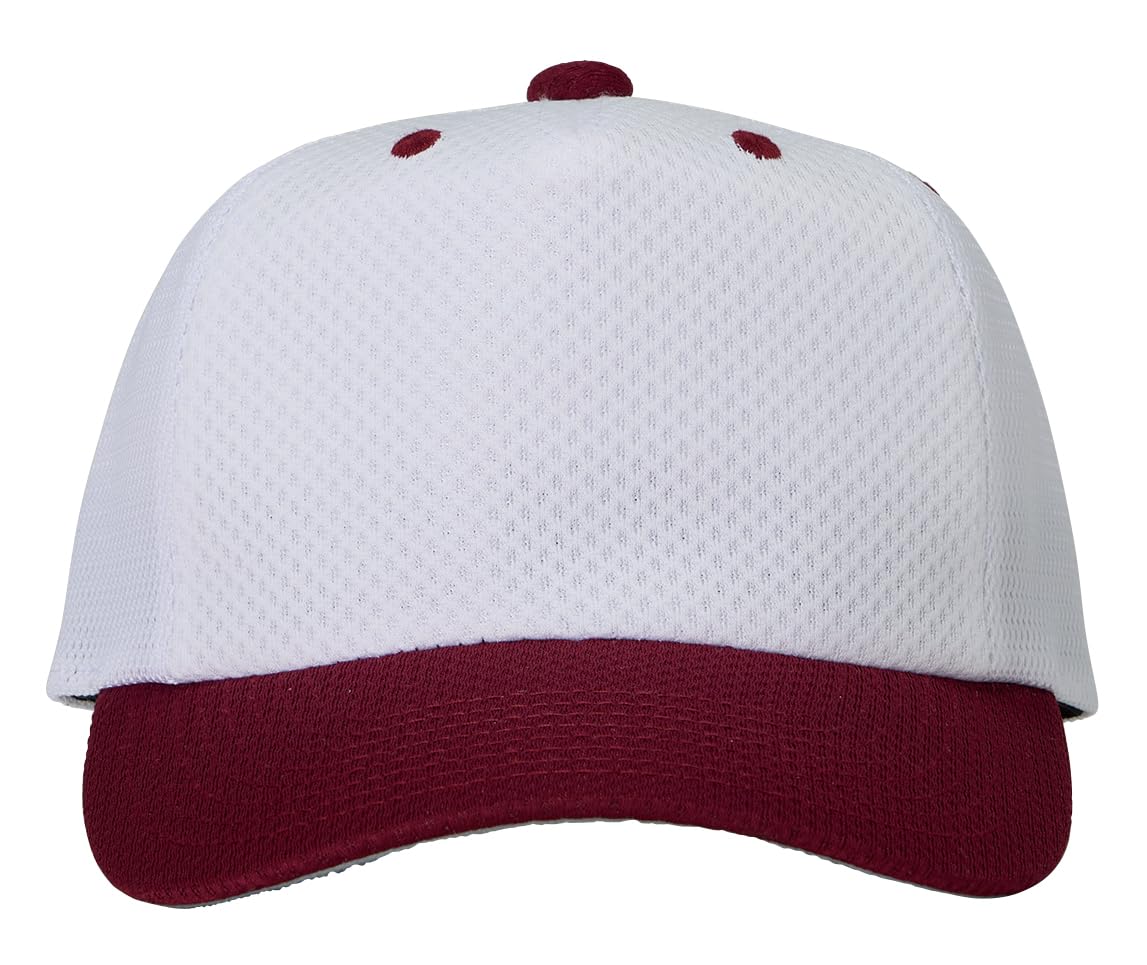 

Rawlings Cap AAC15S02 Small White/Burgundy,